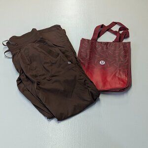 Lululemon Dance Studio Mid-Rise Pant *Regular Espresso Size 0 Free Tote Bag